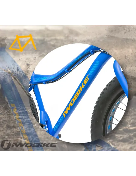 Rower Damski Męski Fatbike 26 IWOBIKE Shimano Aluminium Tarcze Lekki 2025