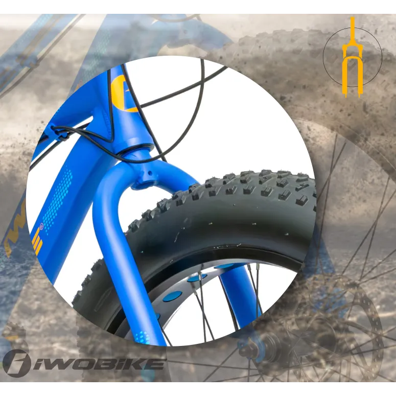 Rower Damski Męski Fatbike 26 IWOBIKE Shimano Aluminium Tarcze Lekki 2025