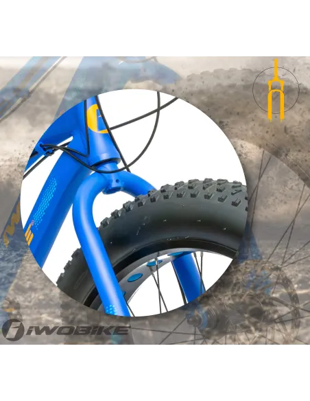 Rower Damski Męski Fatbike 26 IWOBIKE Shimano Aluminium Tarcze Lekki 2025