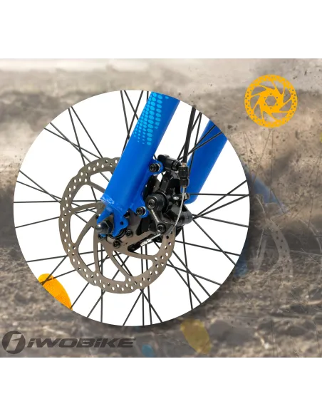 Rower Damski Męski Fatbike 26 IWOBIKE Shimano Aluminium Tarcze Lekki 2025