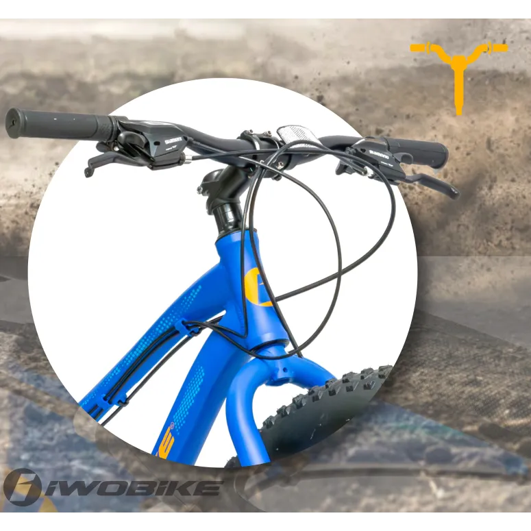 Rower Damski Męski Fatbike 26 IWOBIKE Shimano Aluminium Tarcze Lekki 2025