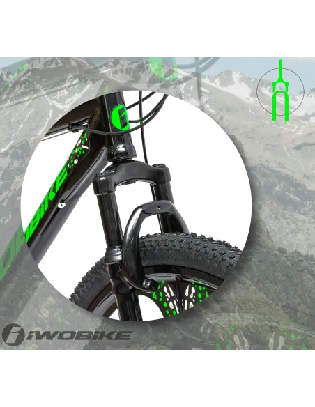 Rower Męski Górski 29" MTB IWOBIKE Shimano 2025 Hardtail Amortyzacja Tarcze