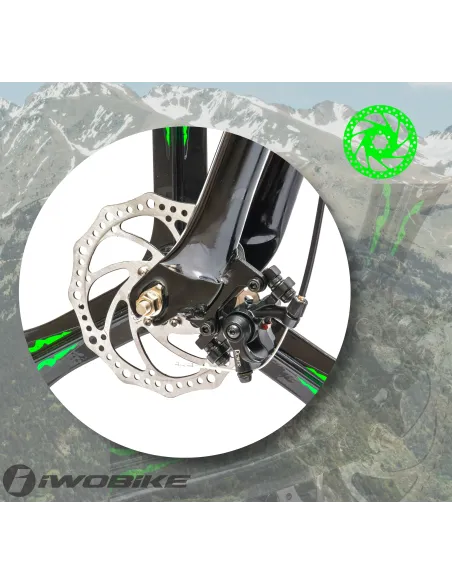 Rower Męski Górski 29" MTB IWOBIKE Shimano 2025 Hardtail Amortyzacja Tarcze