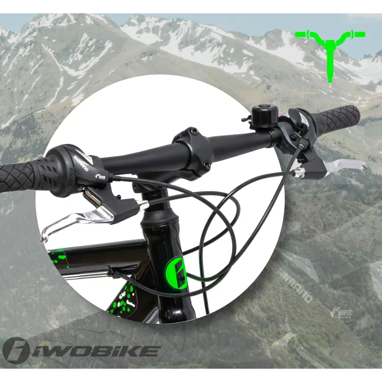 Rower Męski Górski 29" MTB IWOBIKE Shimano 2025 Hardtail Amortyzacja Tarcze