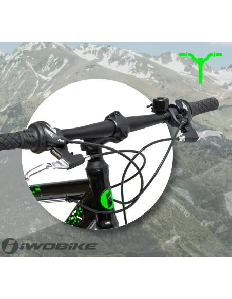 Rower Męski Górski 29" MTB IWOBIKE Shimano 2025 Hardtail Amortyzacja Tarcze