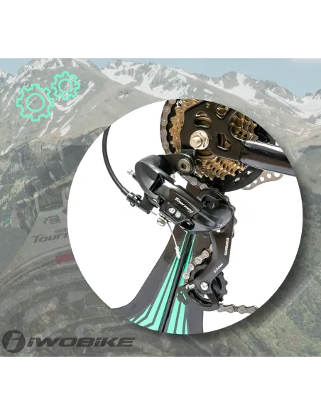 Rower Męski Górski 29" MTB IWOBIKE Shimano Hardtail Amortyzacja Tarcze 2025