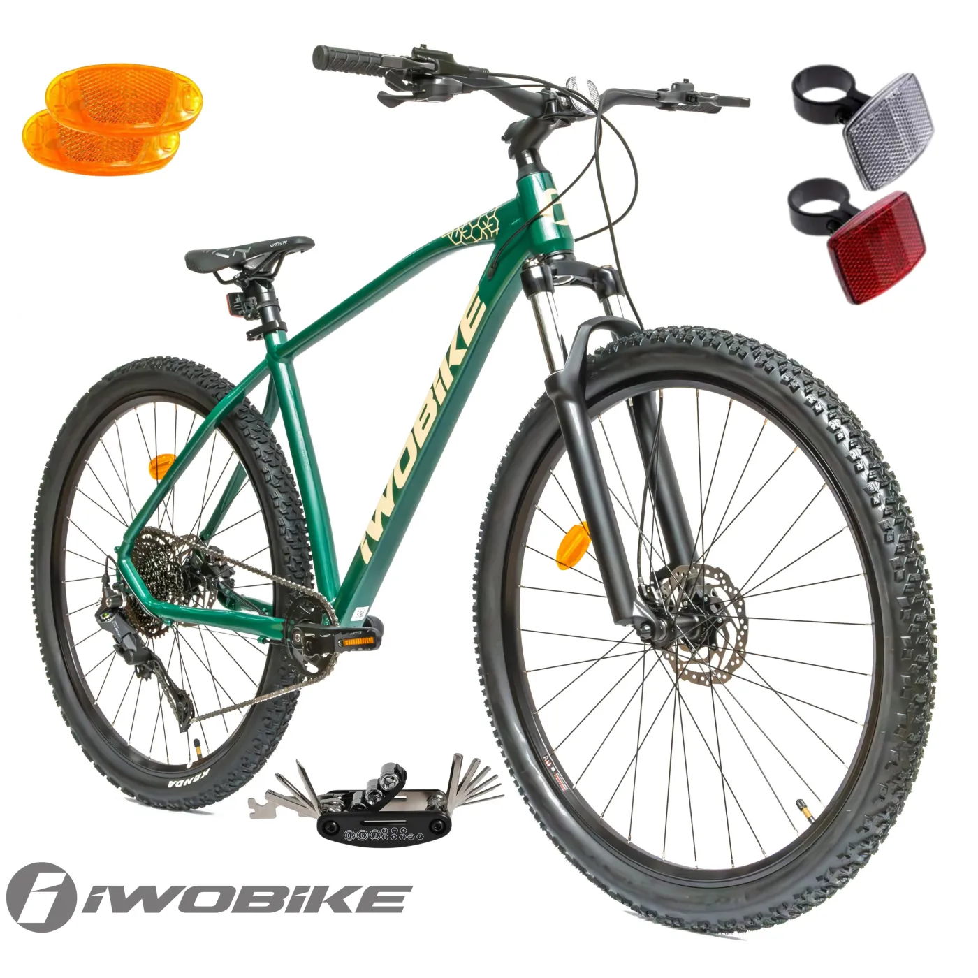 Rower Męski Górski 29 Aluminium IWOBIKE Shimano Cues Hydraulika Amortyzacja