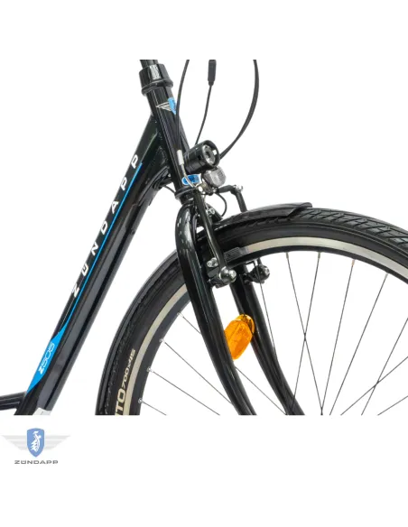 Rower Elektryczny Damski Miejski 28" SHIMANO 250 W LED Bagażnik Oświetlenie