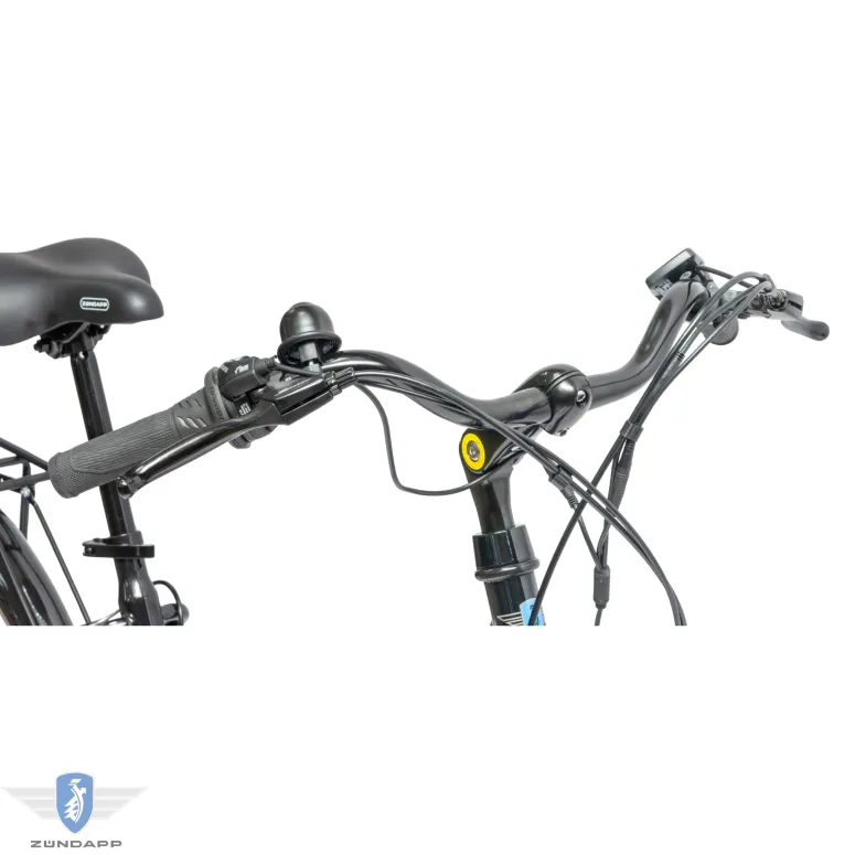 Rower Elektryczny Damski Miejski 28" SHIMANO 250 W LED Bagażnik Oświetlenie