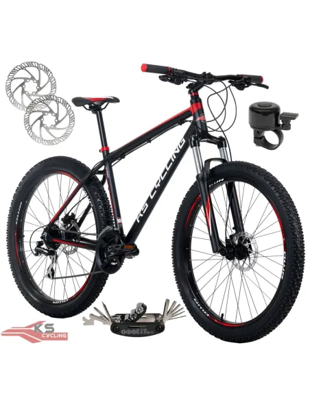 Rower Męski Górski 27,5" MTB SHIMANO Acera Hydraulika Alu Amory Dzwonek