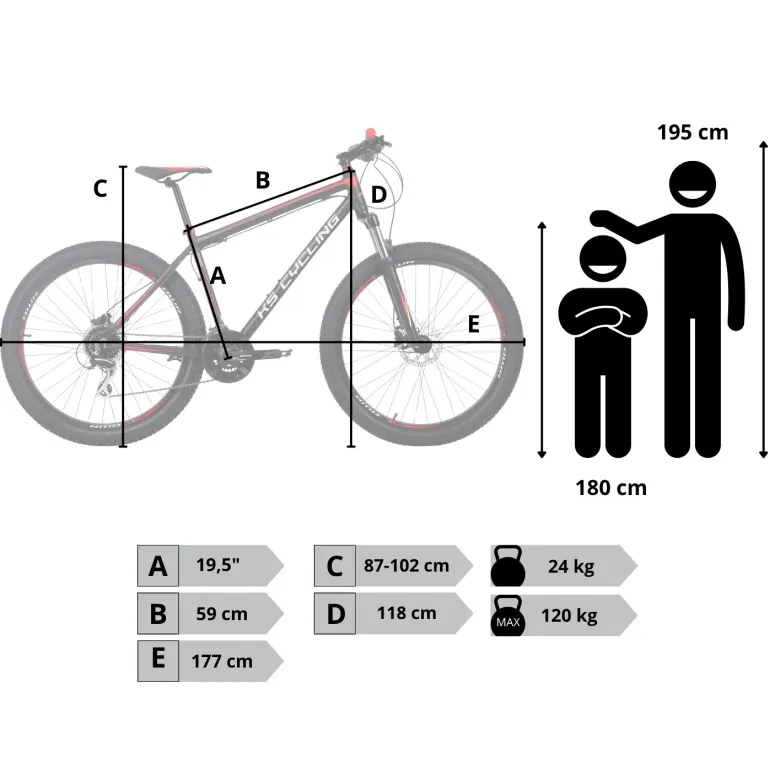 Rower Męski Górski 27,5" MTB SHIMANO Acera Hydraulika Alu Amory Dzwonek