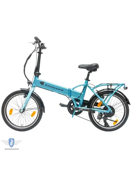 Rower Elektryczny Damski Męski Składany 20" SHIMANO 250 W Alu LED Składak