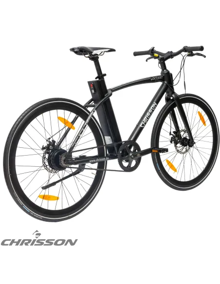 Rower Elektryczny Męski Miejski 28" LCD 250 W Aluminium Oświetlenie Stopka