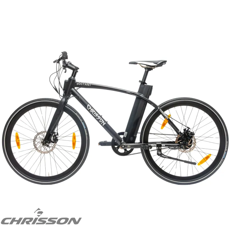 Rower Elektryczny Męski Miejski 28" LCD 250 W Aluminium Oświetlenie Stopka