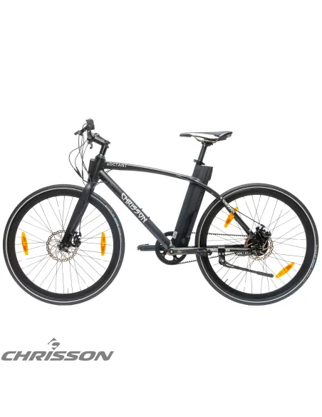 Rower Elektryczny Męski Miejski 28" LCD 250 W Aluminium Oświetlenie Stopka