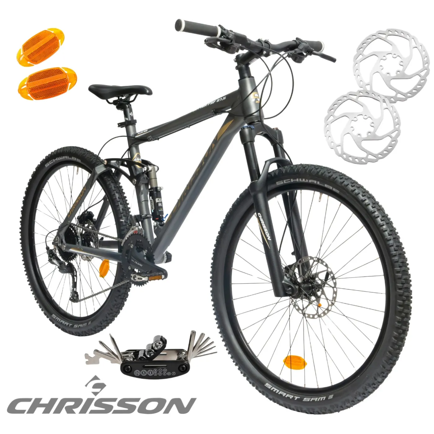 Rower Męski Górski 27,5" SHIMANO Alivio MTB Full Amory Aluminium Hydraulika