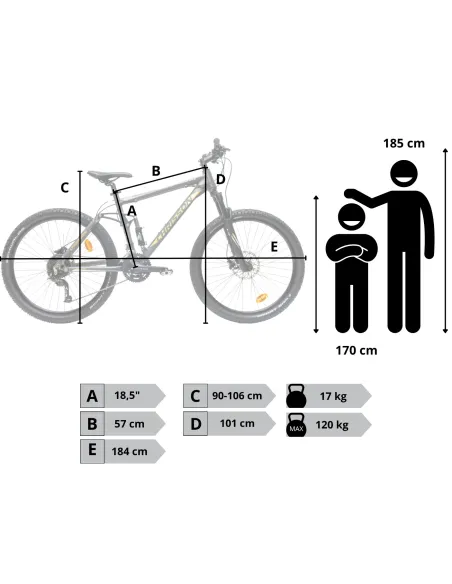 Rower Męski Górski 27,5" SHIMANO Alivio MTB Full Amory Aluminium Hydraulika