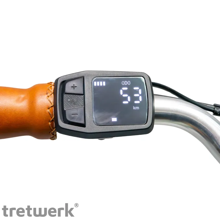 Rower Elektryczny Damski Miejski 28" SHIMANO Nexus LCD Aplikacja 250 W Alu