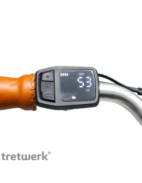 Rower Elektryczny Damski Miejski 28" SHIMANO Nexus LCD Aplikacja 250 W Alu