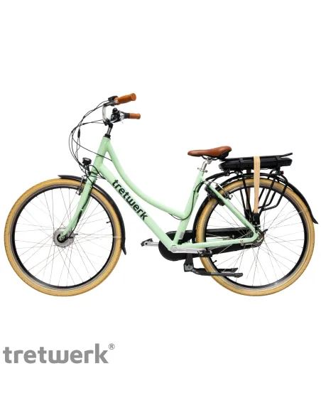 Rower Elektryczny Damski Miejski 28" SHIMANO Nexus LCD Aplikacja 250 W Alu