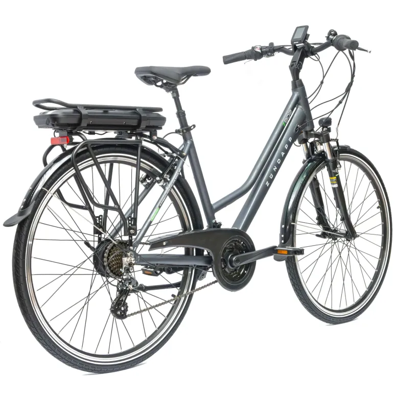 Rower Elektryczny Damski Trekkingowy 28" Aplikacja 2025 LCD 250 W SHIMANO