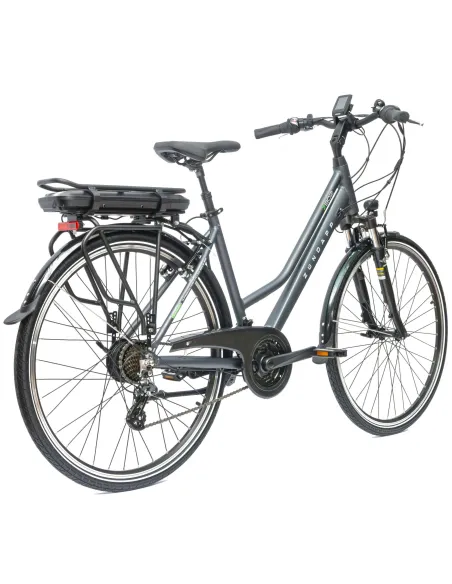 Rower Elektryczny Damski Trekkingowy 28" Aplikacja 2025 LCD 250 W SHIMANO