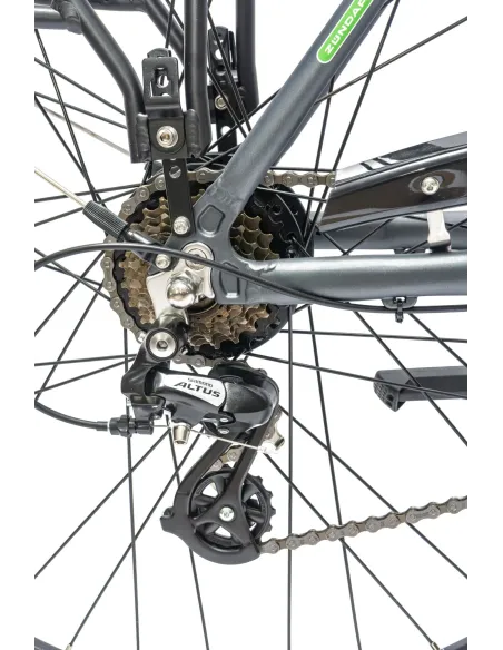 Rower Elektryczny Damski Trekkingowy 28" Aplikacja 2025 LCD 250 W SHIMANO