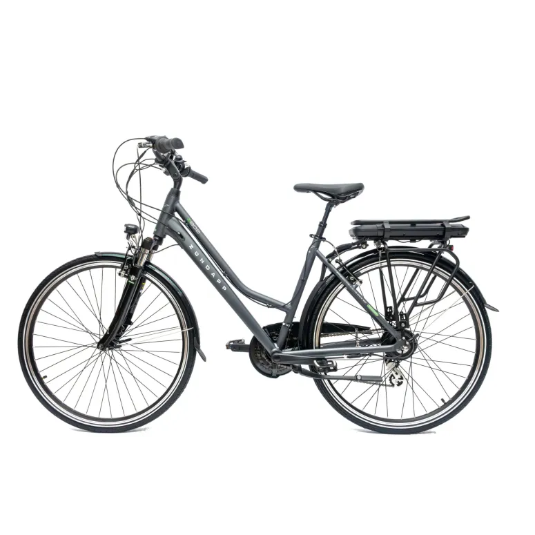 Rower Elektryczny Damski Trekkingowy 28" Aplikacja 2025 LCD 250 W SHIMANO