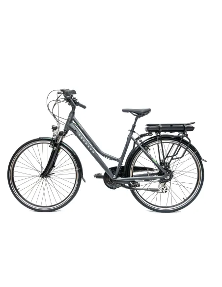 Rower Elektryczny Damski Trekkingowy 28" Aplikacja 2025 LCD 250 W SHIMANO