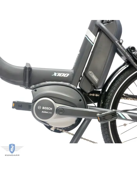 Rower Elektryczny Męski Damski Składany 20 SHIMANO Sora Składak 250 W BOSCH