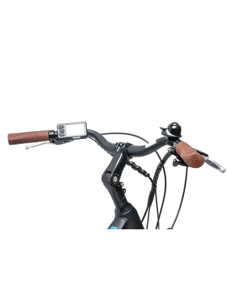 Rower Elektryczny Damski Miejski 28" Aluminium Bagażnik Oświetlenie Tarcze