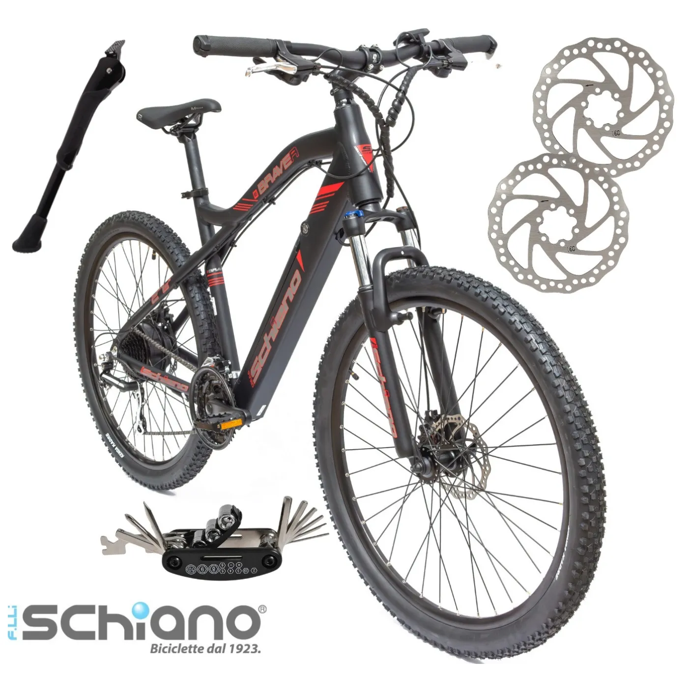 Rower Elektryczny Górski Damski Męski 27,5" Górski MTB 250W 36V Wspomaganie Tarcze