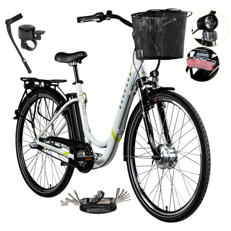 Elektryczny Rower Miejski 28 Nexus 3 Aluminium 10,4 Ah Wspomaganie 5 Trybów