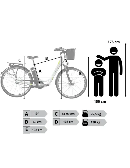 Elektryczny Rower Miejski 28 Nexus 3 Aluminium 10,4 Ah Wspomaganie 5 Trybów