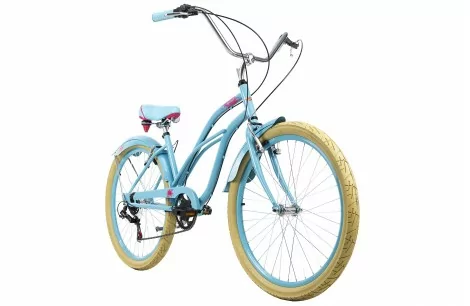 Dziewczęcy Rower 26 Beach Cruiser Miejski 6 Biegów - 8