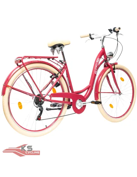 Rower Damski Miejski 28 SHIMANO Bagażnik Oświetlenie Dynamo Stopka Błotniki