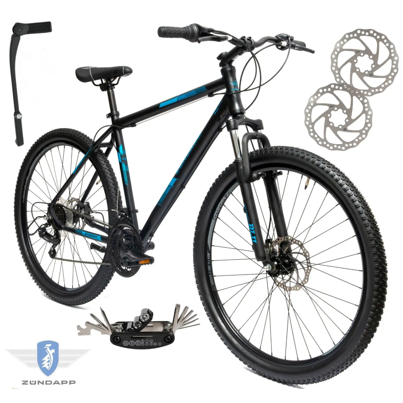 Rower Męski Górski Koła 29" SHIMANO Aluminium MTB Amortyzacja Tarcze Stopka