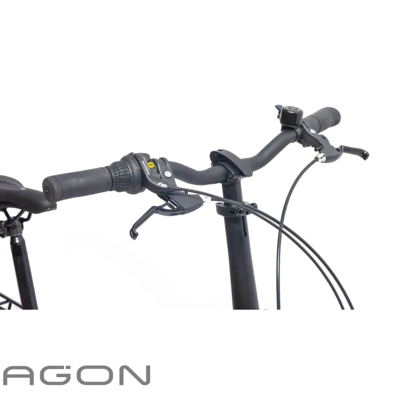 Rower Damski Męski Składany 20" SHIMANO Składak Oświetlenie Dynamo Bagażnik