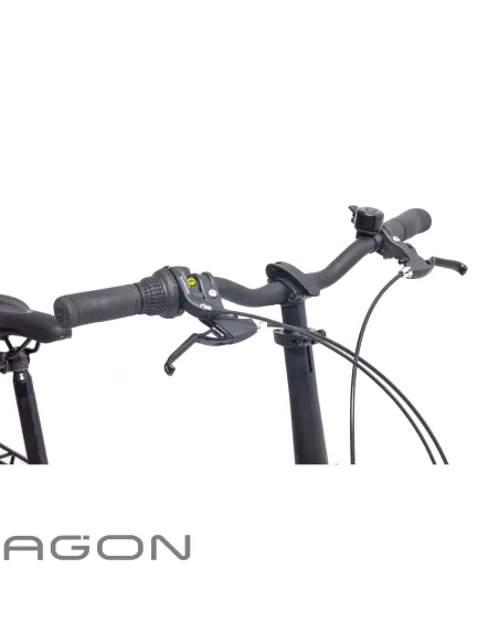 Rower Damski Męski Składany 20" SHIMANO Składak Oświetlenie Dynamo Bagażnik