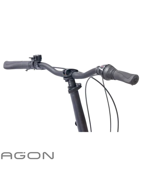 Rower Damski Męski Składany 20" SHIMANO Składak Oświetlenie Dynamo Bagażnik