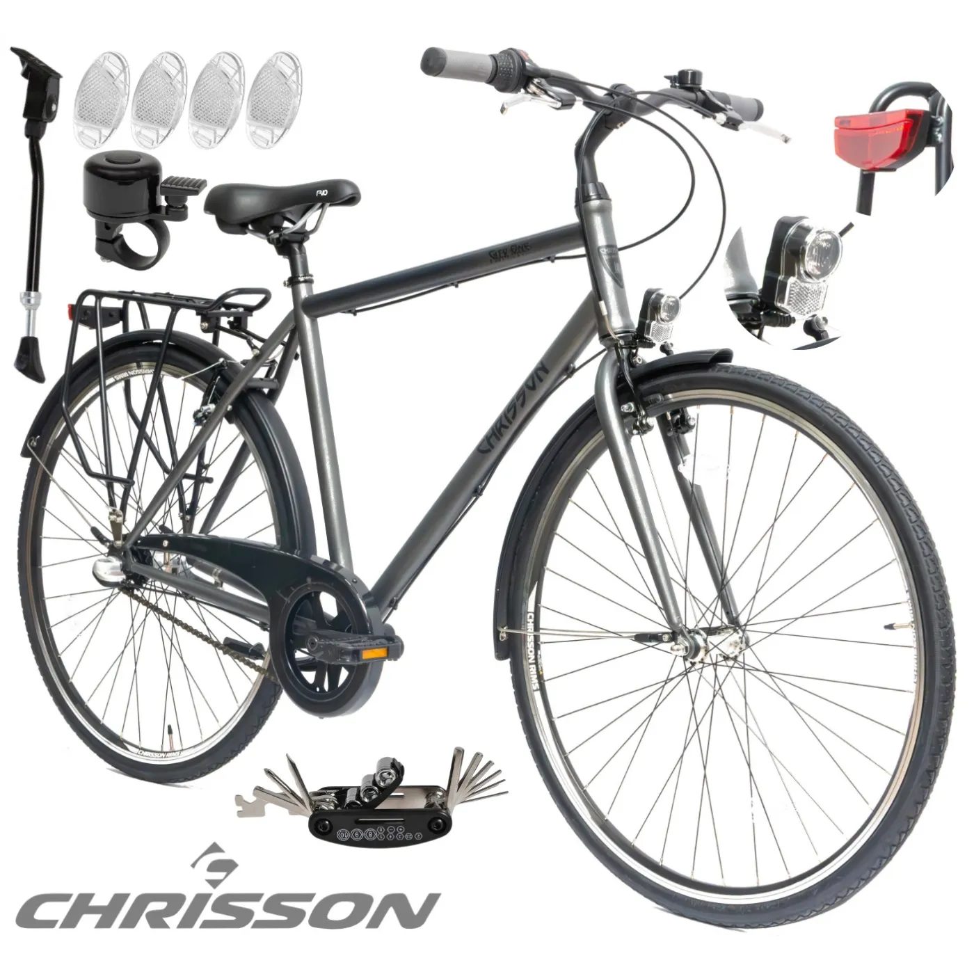 Rower Męski Miejski 28" SHIMANO Nexus Oświetlenie Bagażnik Stopka Błotniki