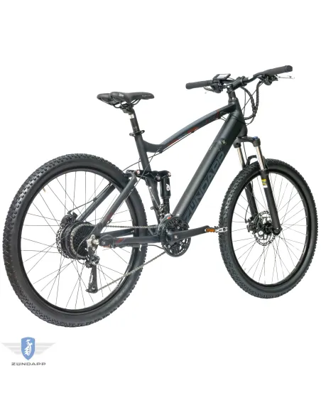 Rower Elektryczny Męski Górski 27,5" SHIMANO Tarcze Aluminium MTB 250 W LCD