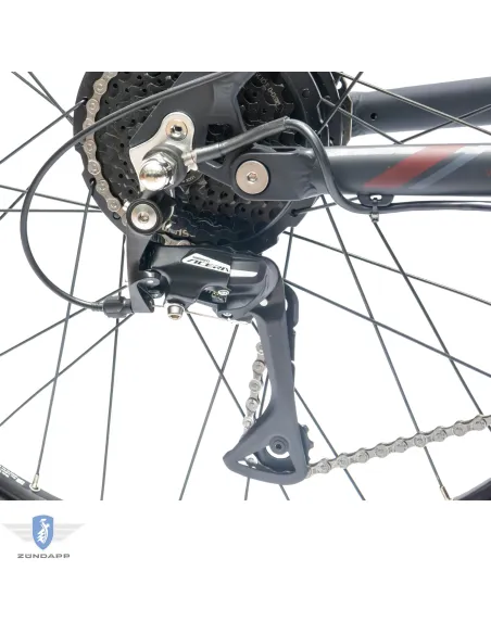 Rower Elektryczny Męski Górski 27,5" SHIMANO Tarcze Aluminium MTB 250 W LCD