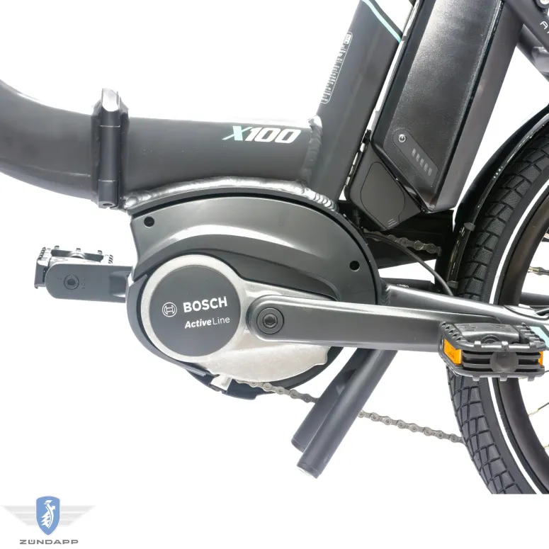 Rower Elektryczny Damski Męski Składany 20" BOSCH 250 W LCD Składak SHIMANO