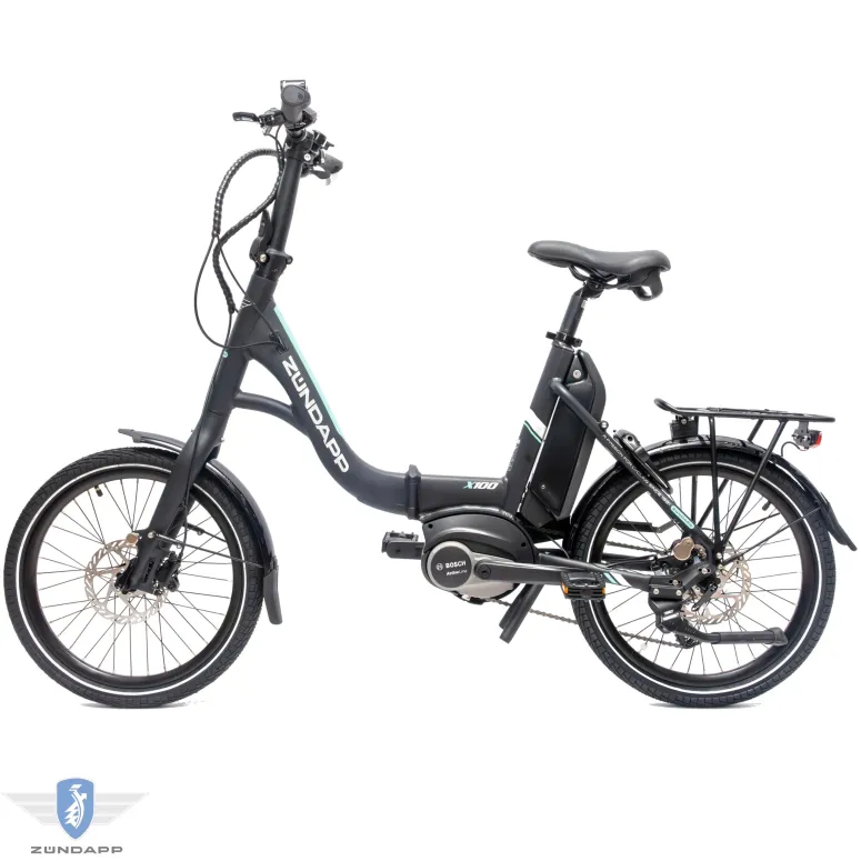 Rower Elektryczny Damski Męski Składany 20" BOSCH 250 W LCD Składak SHIMANO