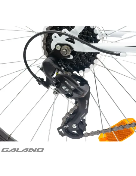 Rower Męski Górski 26" SHIMANO MTB Dzwonek Amortyzacja Lekki Góral Stal