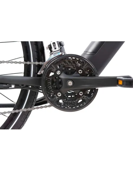 Elektryczny Rower Trekkingowy 28 Alu Wspomaganie 5 Trybów Bagażnik Światła