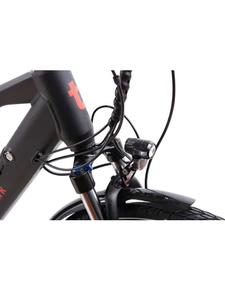 Elektryczny Rower Trekkingowy 28 Alu Wspomaganie 5 Trybów Bagażnik Światła