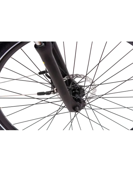 Elektryczny Rower Trekkingowy 28 Alu Wspomaganie 5 Trybów Bagażnik Światła