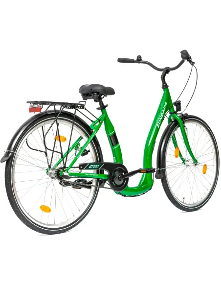 Rower Miejski Damski 28 Retro Nexus 3 Kontra Dzwonek Odblaski Oświetlenie